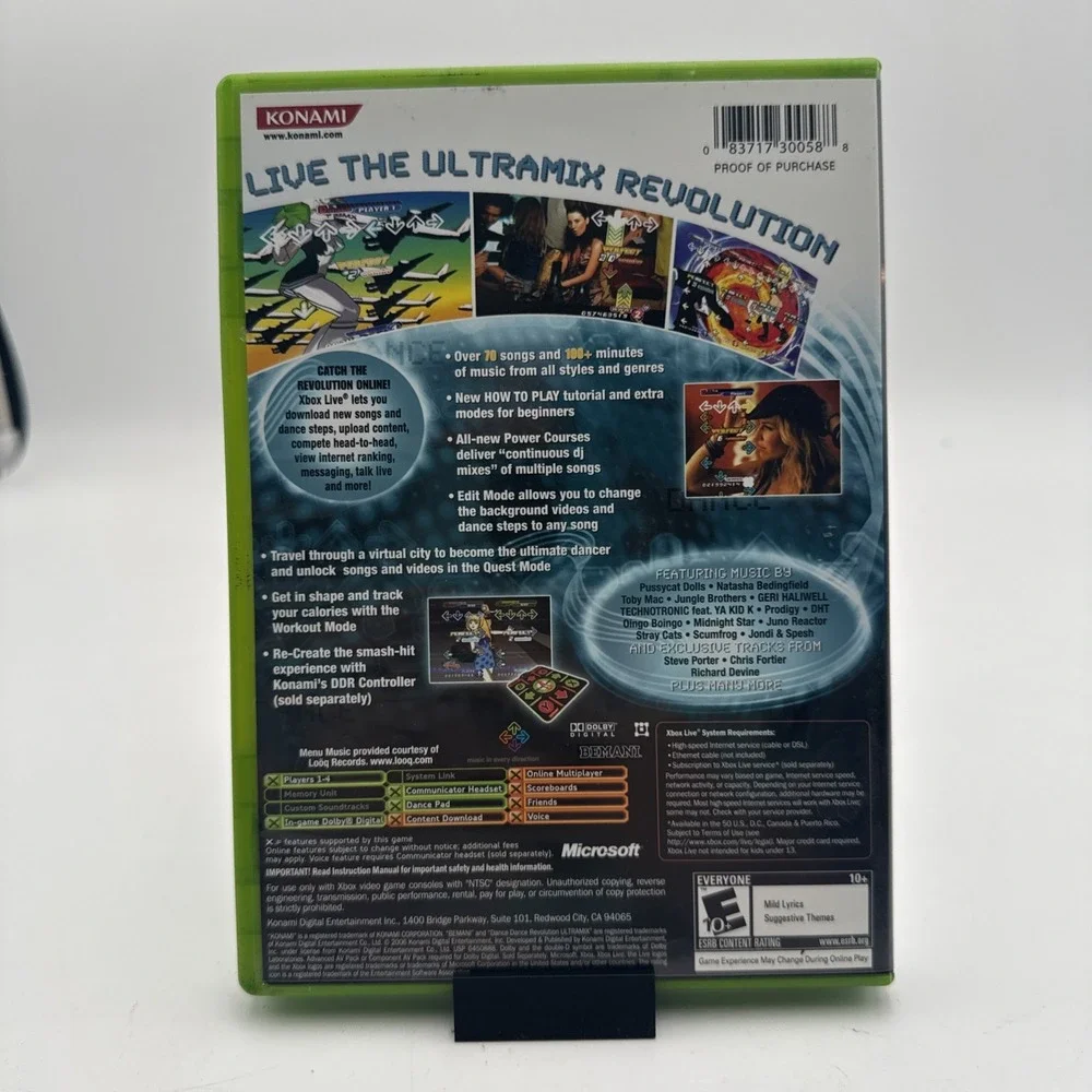 Dance Dance Revolution UltraMix 4 - Microsoft‎ Xbox - Complete In Box CIB